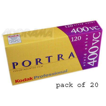 Kodak Portra 400VC Color Negative Film 120 Size,20 Pack