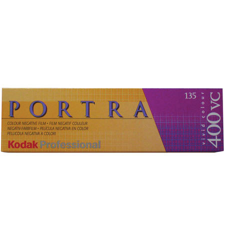 Kodak Portra 400VC Negative Film 35mm, 36 Exp, 5 Pack