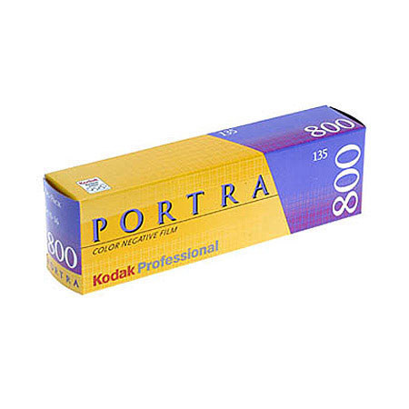 Kodak Portra 800 Color Negative Film ISO 800, 35mm Size, 36 Exposure, Pack of 5, *USA*