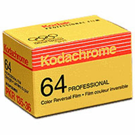 Kodak Kodachrome PKR 64 Color Slide Film ISO 64, 35mm Size, 36 Exposure, Transparency, USA