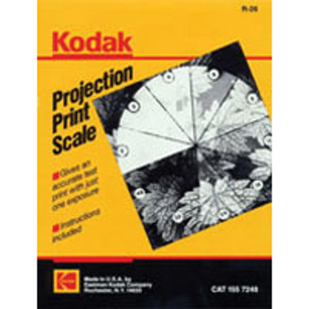 Kodak Enlarging Projection Print Scale, #R26.