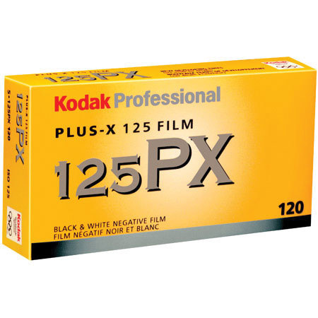 Kodak 8590044 Plus-X Pan 125 Black/White Film 120 Size