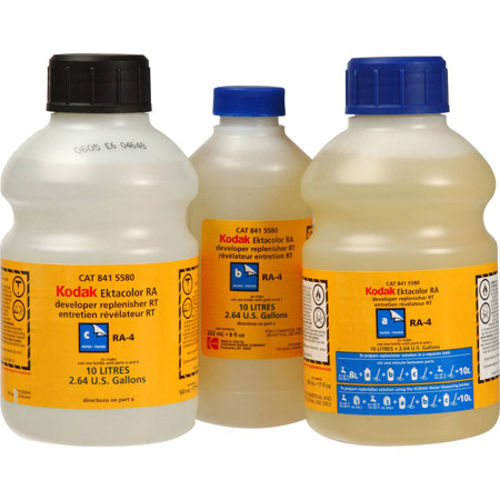 Kodak Ektacolor RA Paper Developer/Replinisher RT, 10 Liters