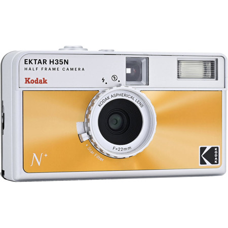 Kodak EKTAR H35N Half Frame Film Camera with Built-In Star Filter