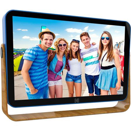 Kodak 10" Touch Screen Rechargeable Digital Photo Frame, Ocean Blue