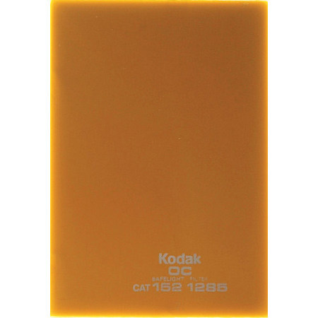 Kodak Safelight Filter #OC, 3.25x4.25" Size, f/Contact & Enlarging Papers.