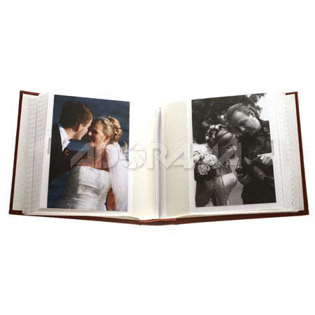 Kleer-Vu Photo/Memo Album Bonded Leather,Blk - 100-4x6