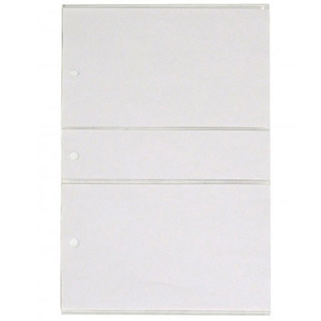 Kleer-Vu 7x10.75" Photo Album Refill Sheet for 2-Up, 5 Pack