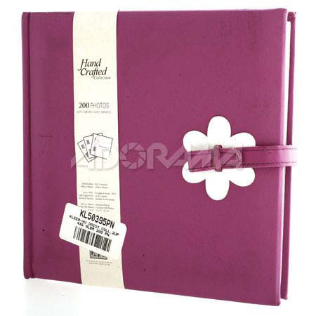 Kleer-Vu 50395PN Photo/Memo Album, Pink, 200-4x6