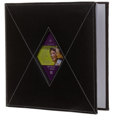 Kleer-Vu Photo Lyndale BookBound Memo Album,200-4x6,Blk