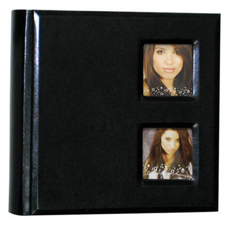 Kleer-Vu Euro Spec Leatherette Bookbound Album w/Window Holds 200 4x6" 2-up