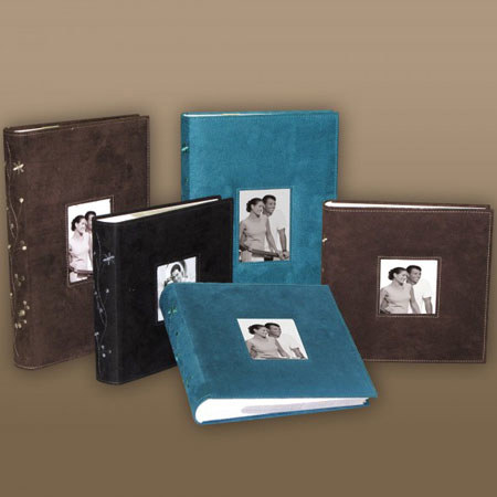 Kleer-Vu Photo Sueded Microfiber Album, Holds 200 4x6" Photos, 2/Page