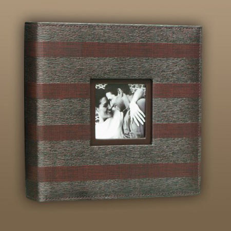 Kleer-Vu Riviera Raised Print Memo Album, Holds 200 4x6" 2-Up Photos