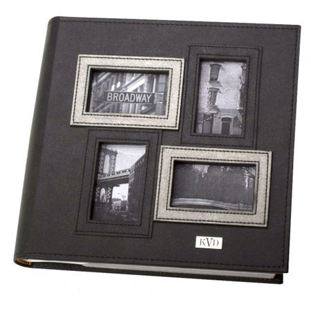 Kleer-Vu Kollage Collection leatherette Album f/160 4x6" Photos - Brown