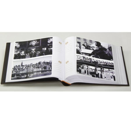 Kleer-Vu Kollage Collection leatherette Album f/160 4x6" Photos -Black/Brown