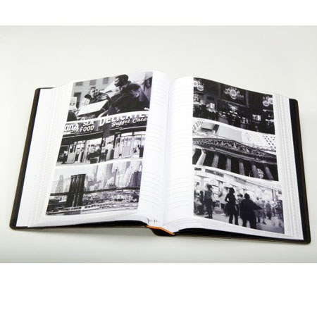 Kleer-Vu Avanti Collection leather Album f/300 4x6" Photos - Black/Brown