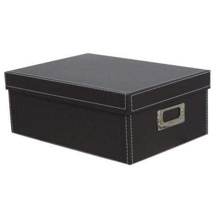 Kleer-Vu Archive Storage Photo Box, 8x11.5x4.5", Brown