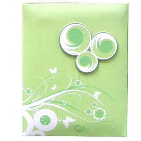 Kleer-Vu Photo Brag Book Album with Cover,Green,36-4x6