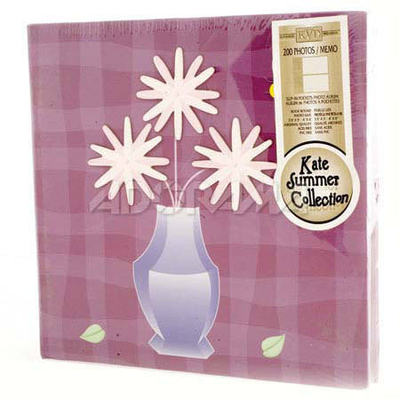 Kleer-Vu Pht Album,Kate Summer Colln,Pink,Holds 200Phts