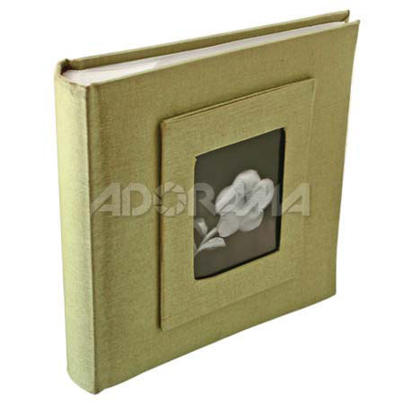 Kleer-Vu Photo/Memo Album,Elegant Glitter,Gold,200-4x6