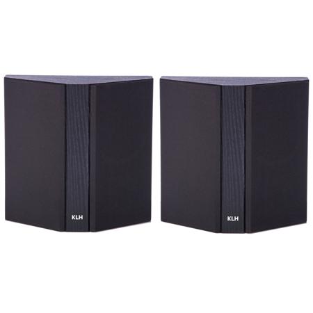 KLH Beacon Dipole Surround Speaker, Black Oak, Pair