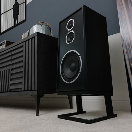KLH Model Five Floorstanding Speaker, Matte Black