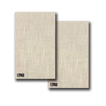 KLH Grille for Model Three Bookshelf Speaker, Stonewash Linen, Pair