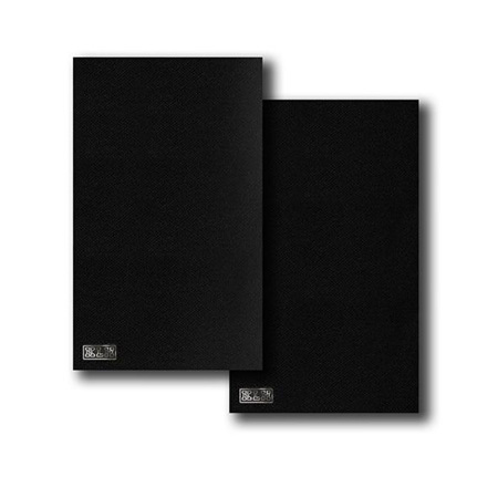 KLH Grille for Model Three Bookshelf Speaker, Basalt Black Knit, Pair