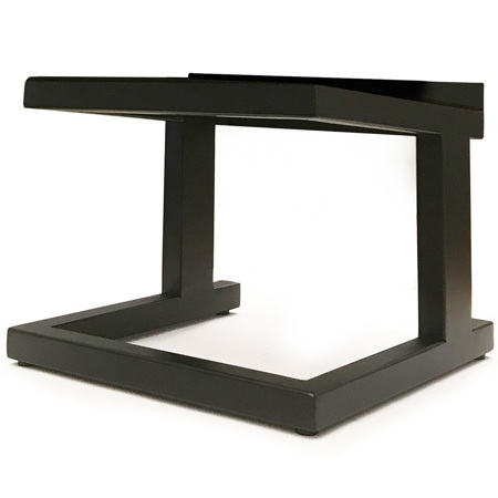 KLH 8-Degree Slant Riser Base Stand for Model Three Bookshelf Speaker, Black