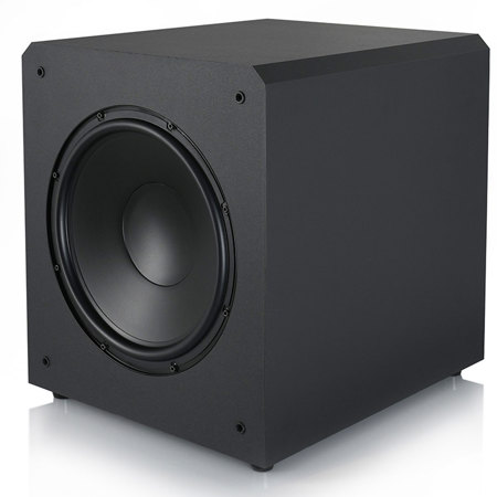 KLH Stratton 12" 500W Powered Subwoofer, Carbon Black