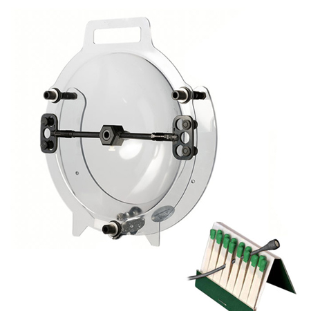 Klover MiK 16 Hard Mount Kit, Includes KM-16-NH Parabolic Microphone without Handles, KM-16-620 Hard Mount & KMEQ Lavalier Microphone