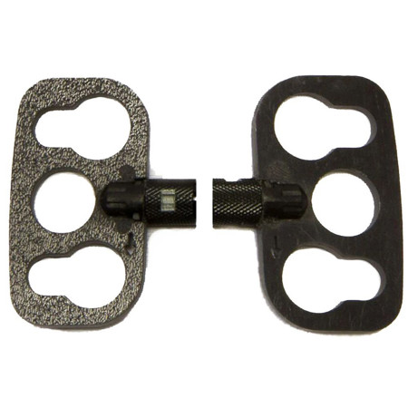 Klover Replaceable Microphone Yoke End Plates for MiK 26 Parabolic Collector