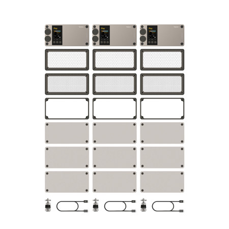 Kelvin Play 10W RGBACL LED Pocket Creative Panel 3-Light Kit