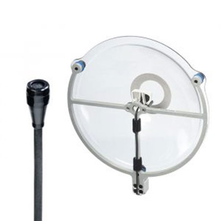Klover Sound Shark XLR Kit, Includes Parabolic Collector, Wind Cover & Countryman B3 Lavalier Microphone with XLR Connector