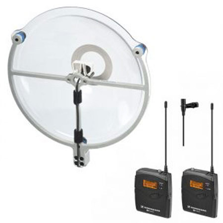 Klover Sound Shark Pro Wireless Kit, Parabolic Collector & EW-112P-G3 Mic