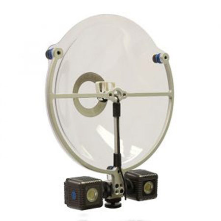 Klover Sound Shark Parabolic Collector with 2x Lume Cube LED Lights