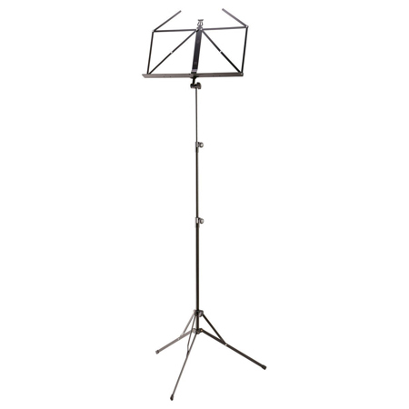 K&M 10052 Steel Music Stand, XL Tall, 25.19-59.05" Adjustment Height, Black