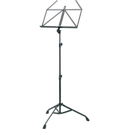 K&M 107 Professional Fully Adjustable Music Stand, 26.5-57.8" Height, Black