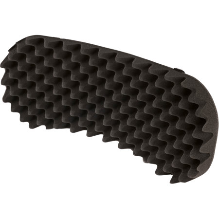 K&M 11901 Acoustic Absorber with Self-Securing Closure Strip Anthracite