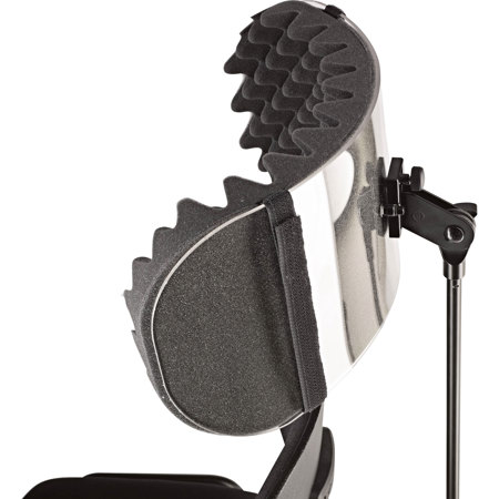 K&M 11901 Acoustic Absorber with Self-Securing Closure Strip Anthracite