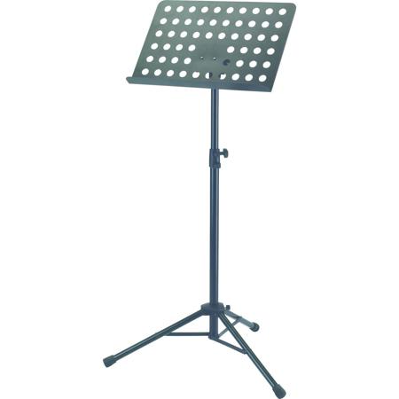K&M 11940 2-Piece Foldable Orchestra Music Stand, Black