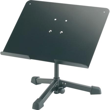 K&M 12140 Universal Table-Top Music Stand, 9.45" Height, 8.81 lb Capacity, Black