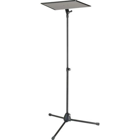 K&M 12155 Laptop Stand, 31-51" Height, 11.02 lb Capacity, Black