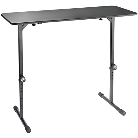 K&M 12160 Professional DJ Desk, Black
