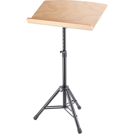K&M 12332 Orchestra Conductor Stand Desk, Beech Natural