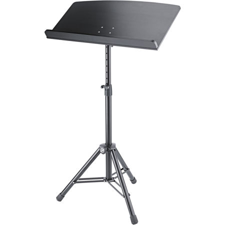 K&M 12333 Orchestra Conductor Stand Desk, Black