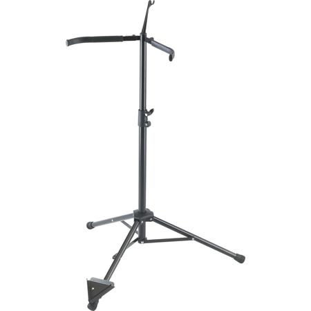 K&M 141/1 Cello Stand, 24.41-44.09" Height, Black