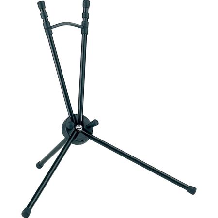 K&M 14350 Saxxy Saxophone Stand, 16.5" Height, Black