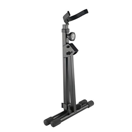 K&M 14415 Baritone Saxophone Stand, 25.59-6.22" Adjustable Height, Black