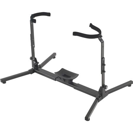 K&M 14945 Stand for Kingsize Tuba, 14.96-17.32" Height, Black